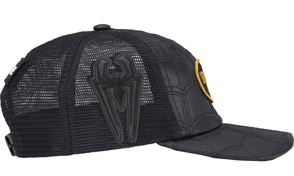Gorro Supreme x Vanson Leathers x Spider-Man Mesh Back 6-Panel Black