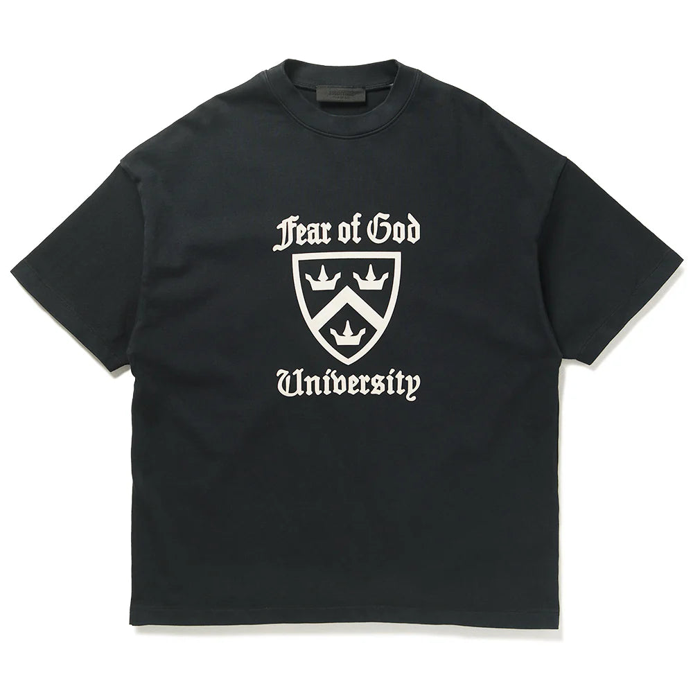 Camiseta Fear of God Essentials Univresity Black