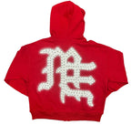 Campera Mixed Emotions End Rhinestone Red