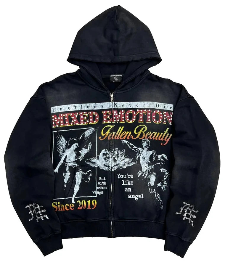 Campera Mixed Emotions Broken Wings