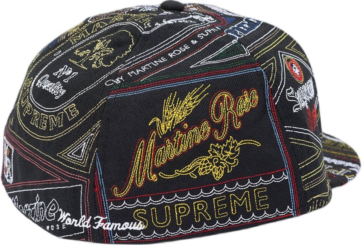 Gorro Supreme X Martine Rose X New Era Patchwork Labels Box Logo