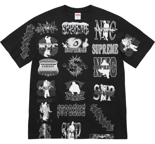 Camiseta Supreme Flash Black