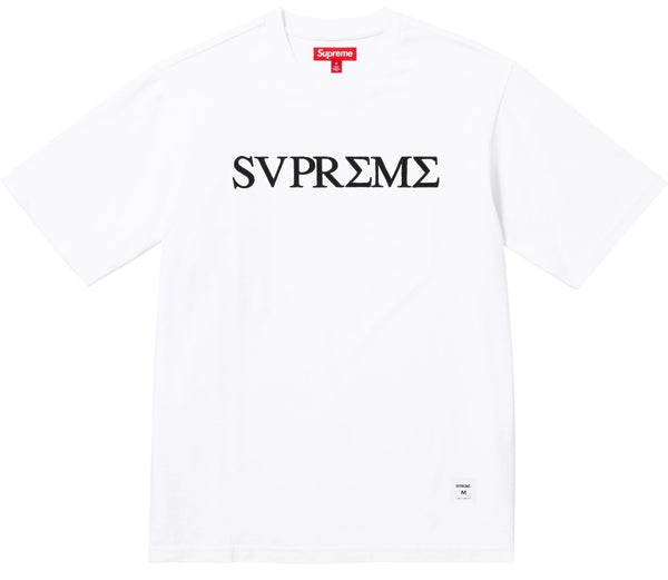 Camiseta Supreme Greek S/S Top White