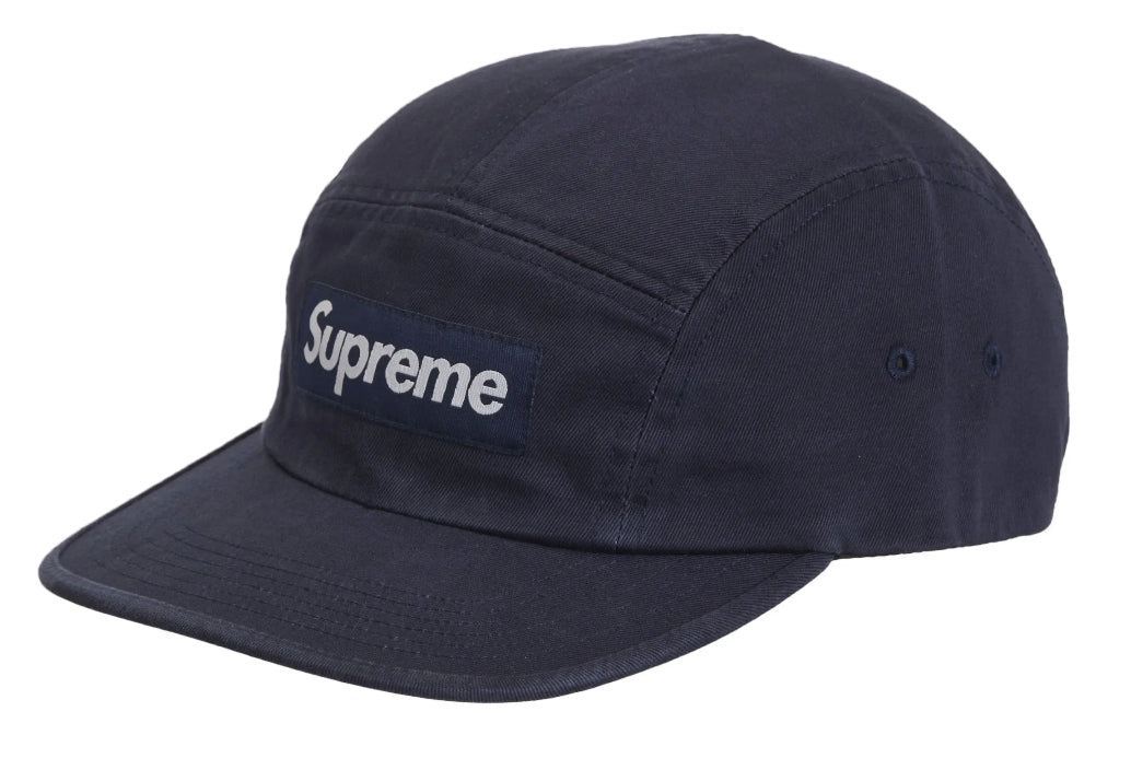 Gorro Supreme Washed Chino Twill Camp (FW24) Blue