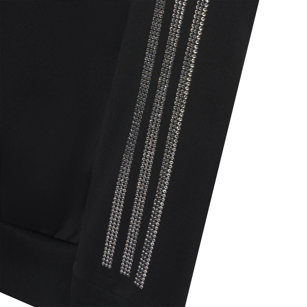 Campera Sp5der Rhinestone Track Black