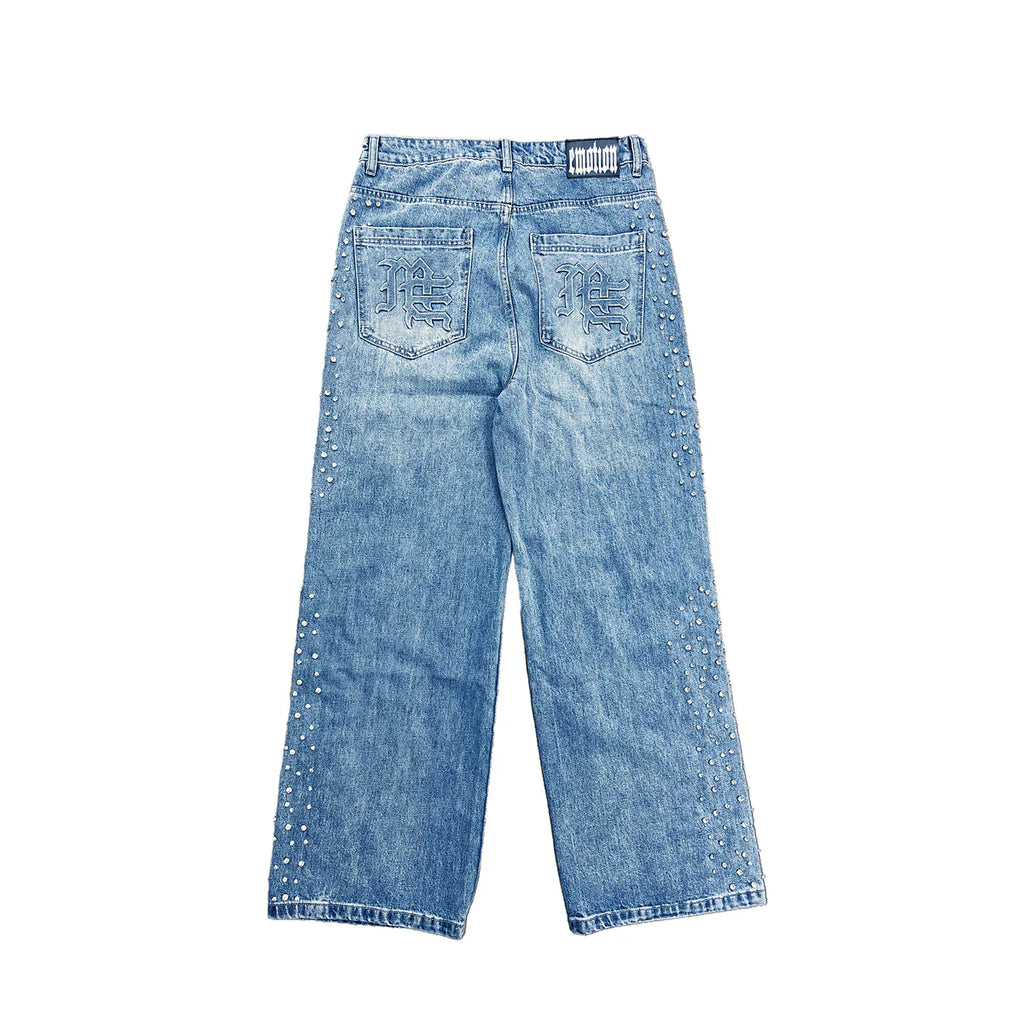 Pantalón Mixed Emotions Blue Stone Baggy Jeans
