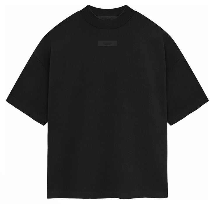 Camiseta Essentials Fear Of God Crewneck Jet Black