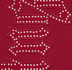 Pantalon Supreme x Umbro Rhinestone Track Red
