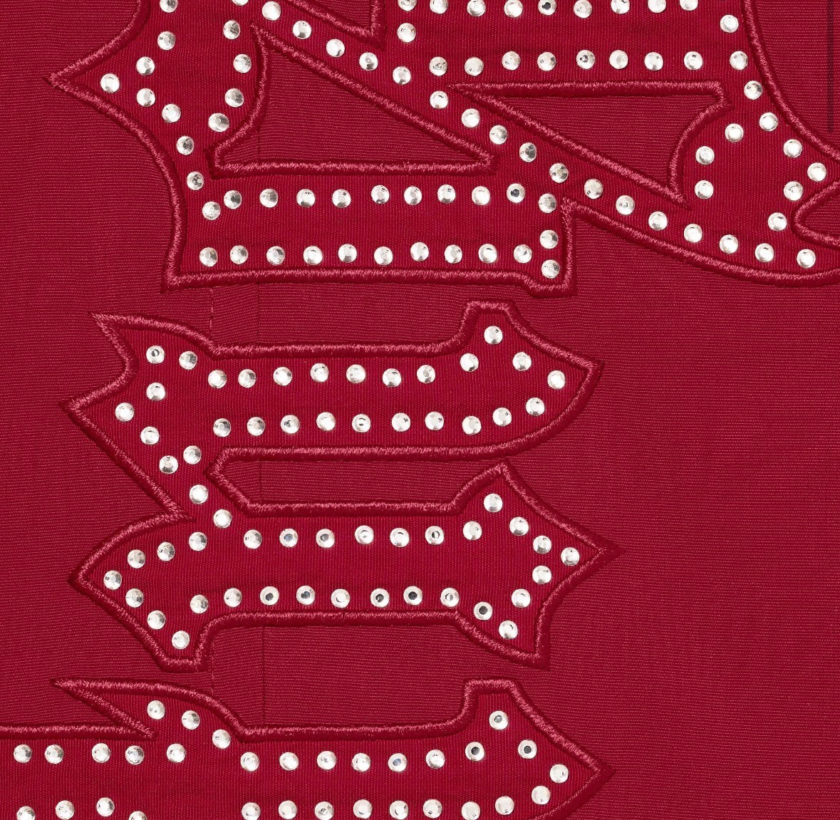 Pantalon Supreme x Umbro Rhinestone Track Red