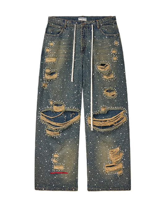 Pantalón Vale Forever Iced Out Denim Blue