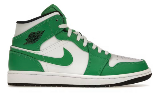 Jordan 1 Mid Lucky Green