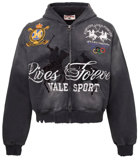Campera Vale Forever Black Rock