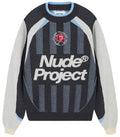 Buzo  Nude Project Grass Football Knit Grey