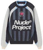 Buzo  Nude Project Grass Football Knit Grey