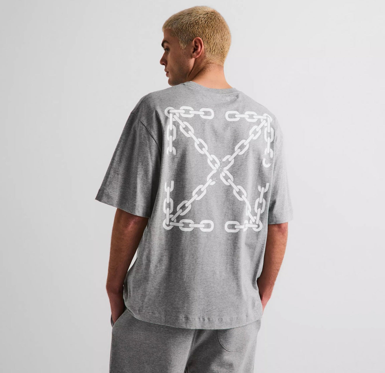 Camiseta OFF-WHITE Chain Grey