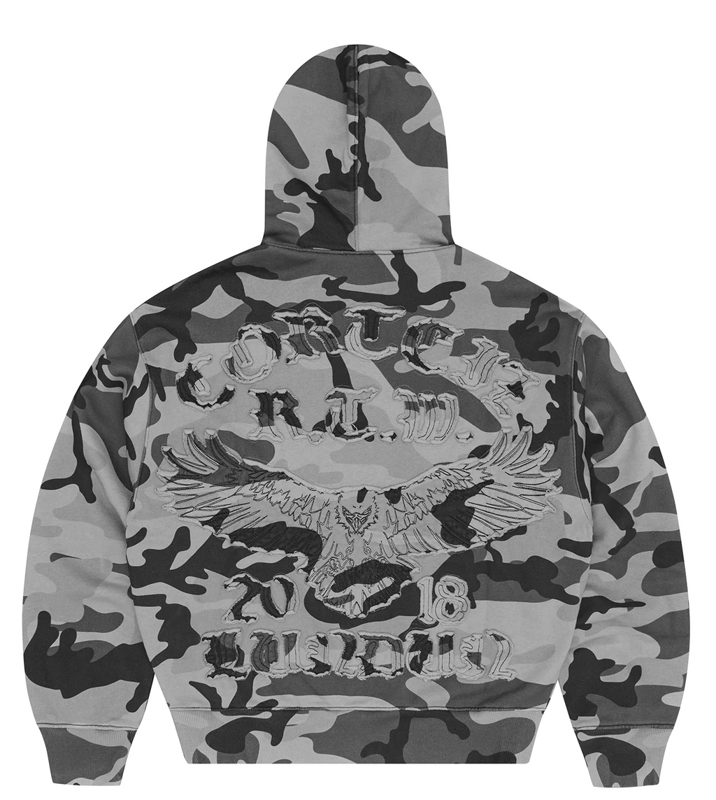 Campera Corteiz Diplomatic Washed Camo
