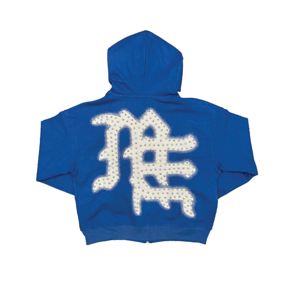 Campera Mixed Emotions End Rhinestone Blue
