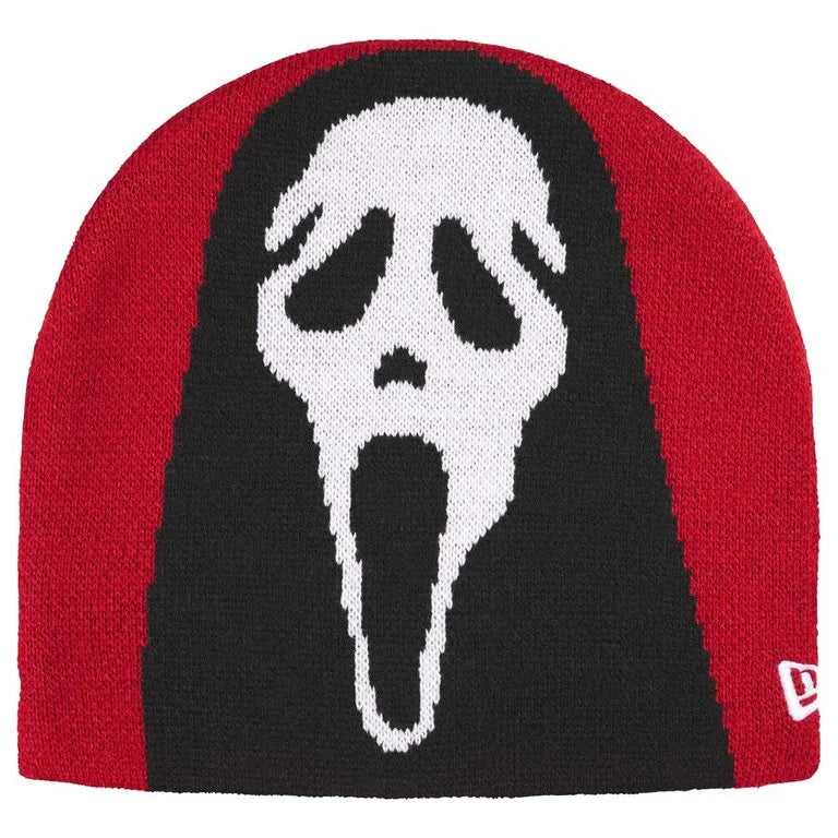 Gorro De Lana Supreme x New Era X Ghostface Red