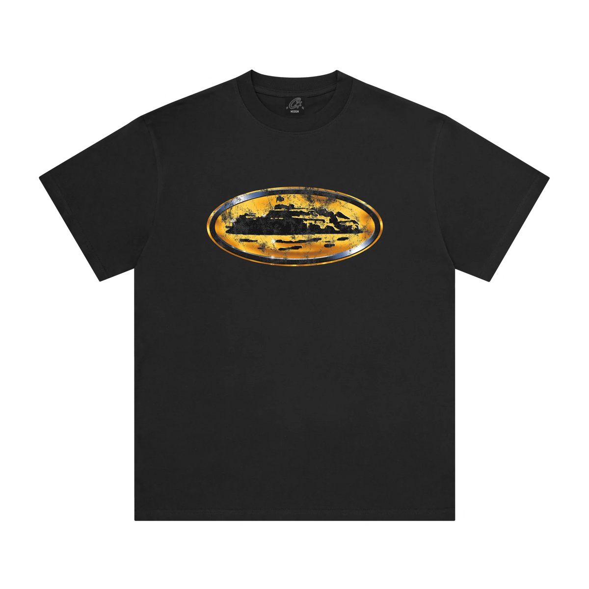 Camiseta Corteiz Corroded Island Black