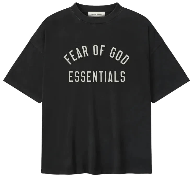 Camiseta Fear of God Essentials 90s Varsity Black