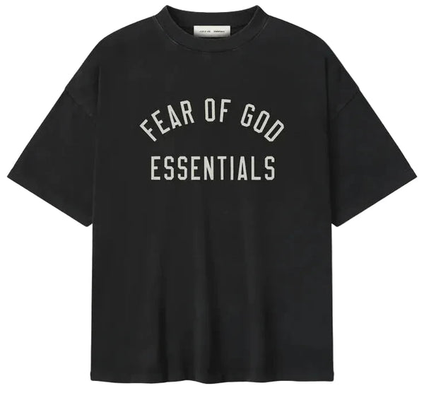 Camiseta Fear of God Essentials 90s Varsity Black