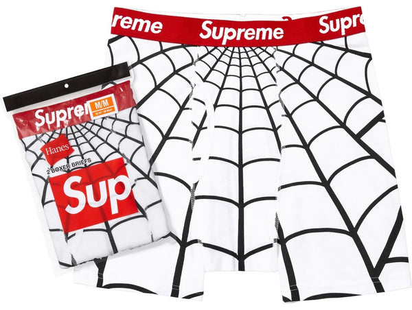 Boxer Supreme Hanes Spider Man White