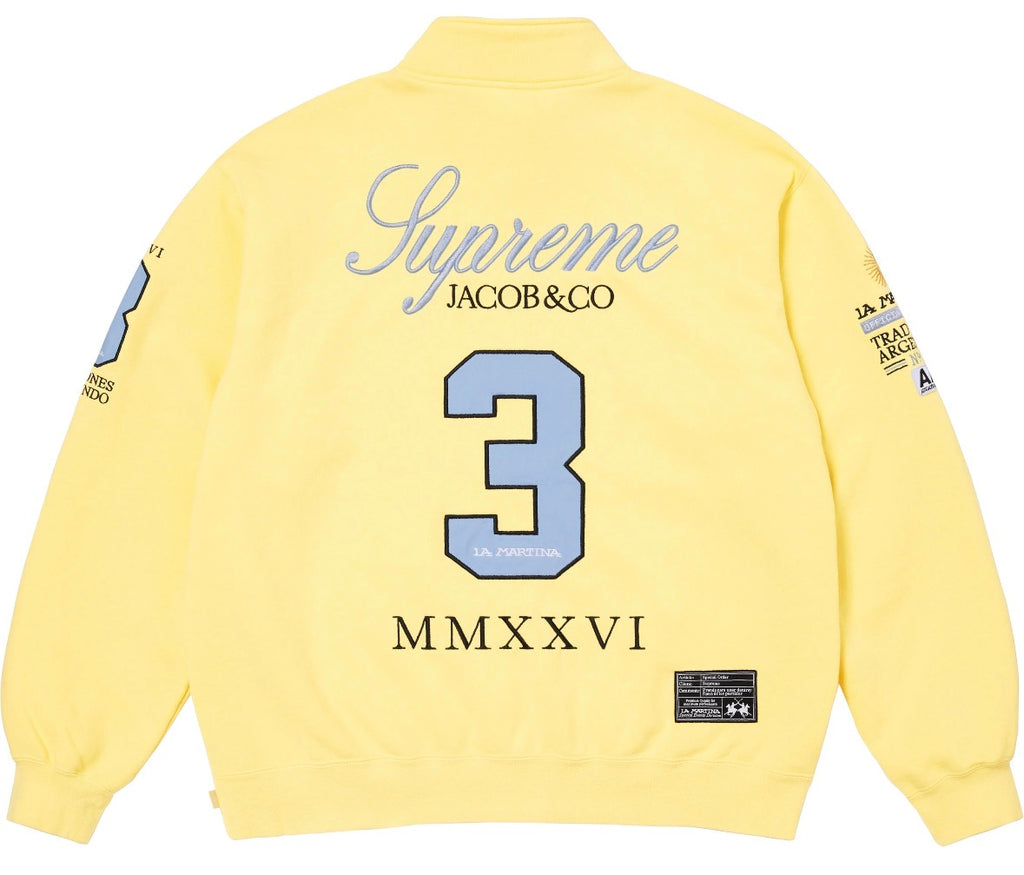 Buzo Supreme x La Martina x Jacob & Co Yellow