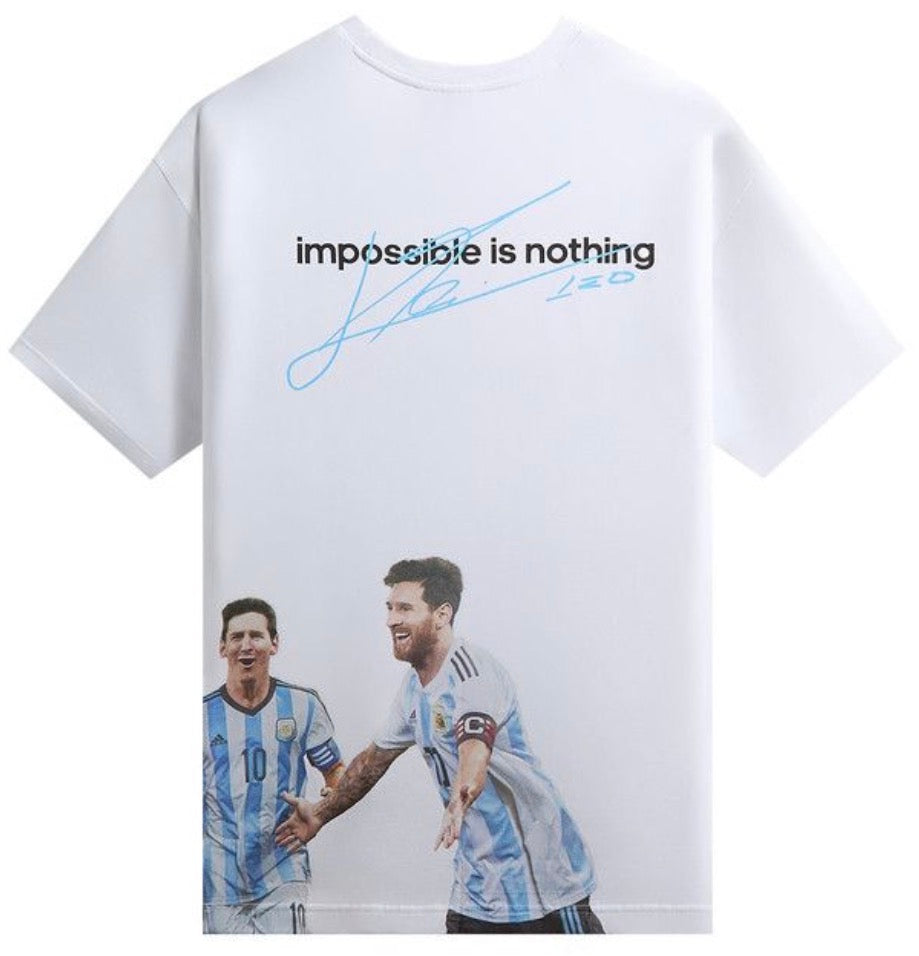 Camiseta Kith & Messi x Adidas World Cup Graphic White