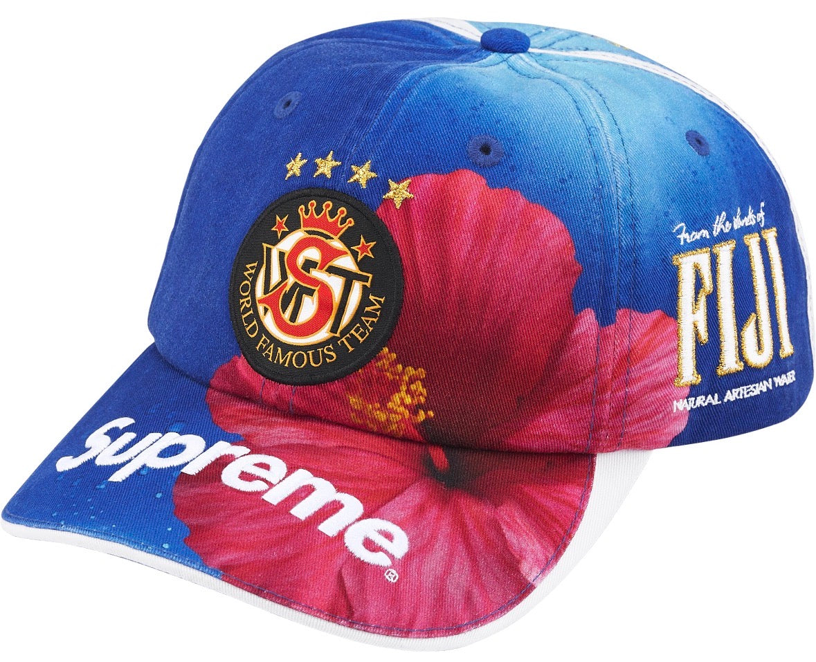 Gorro Supreme x Fiji 6-Panel Blue