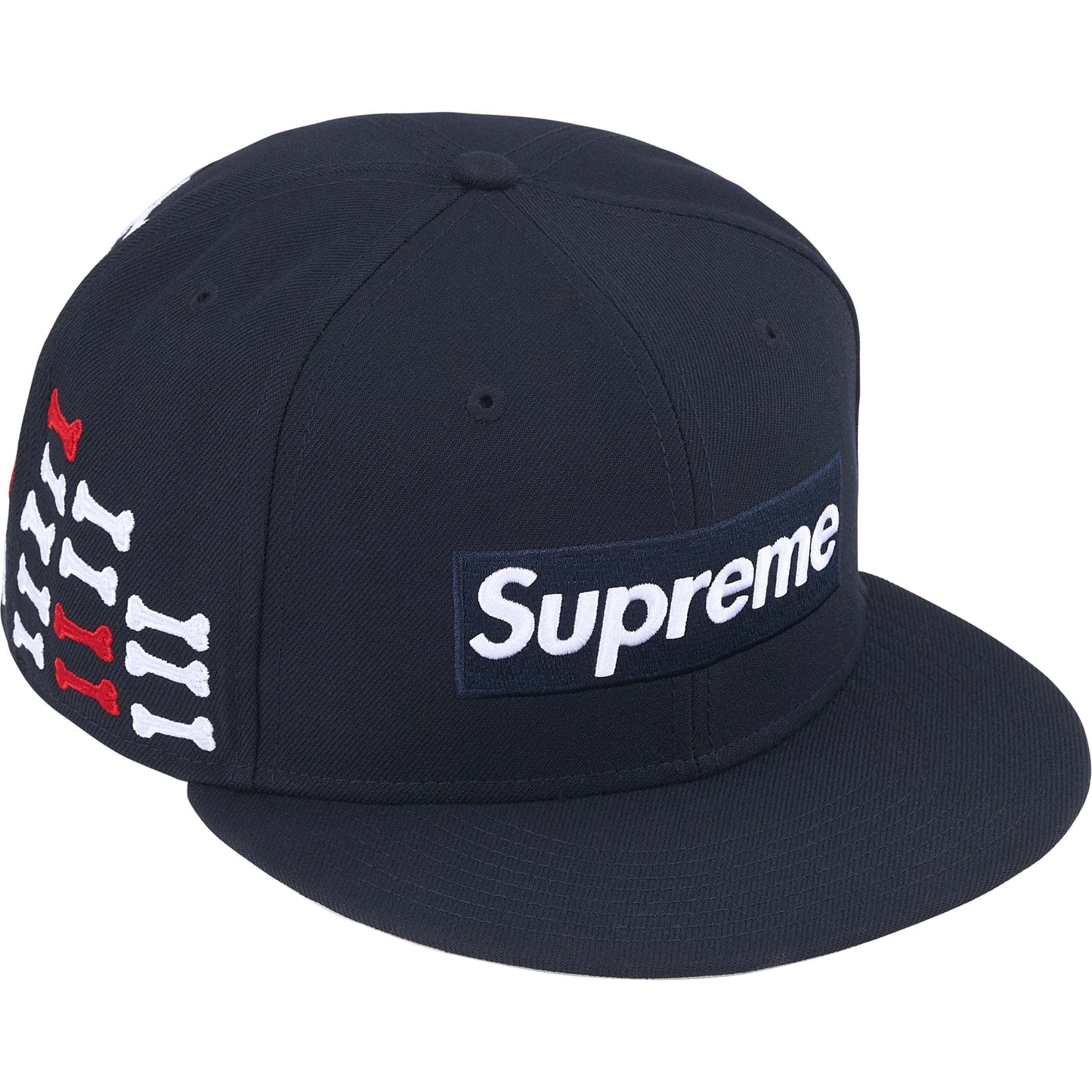 Gorro Supreme Bones Box Logo New Era Navy