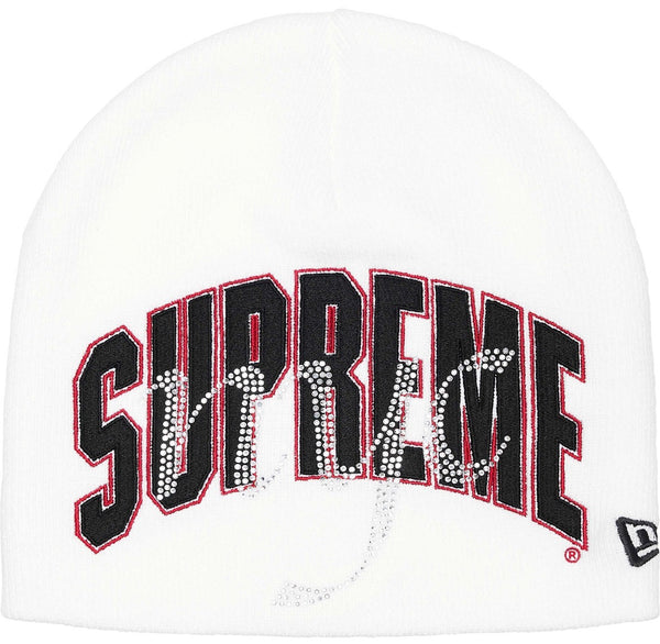 Gorro De Lana Supreme New Era Rhinestone  White