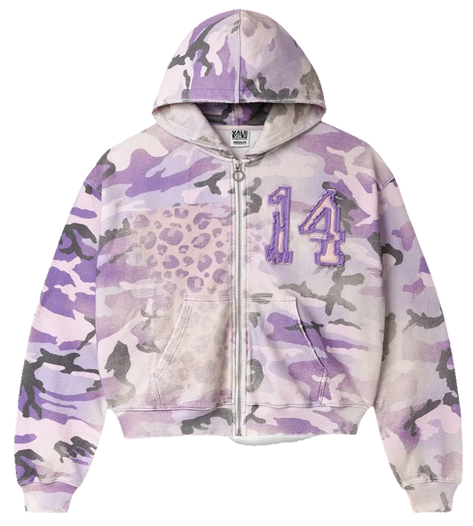 Campera Vale Forever Purple Camo