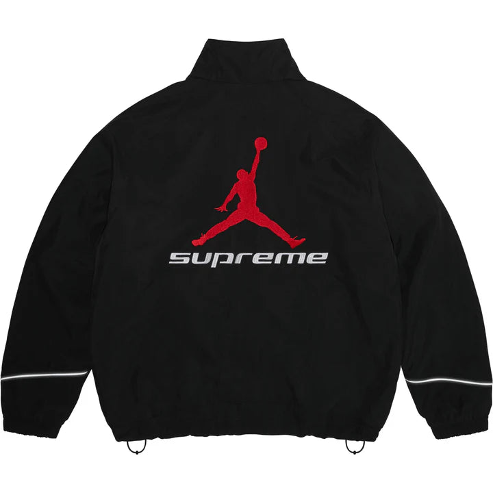 Campera Supreme x Jordan Track Jacket Black