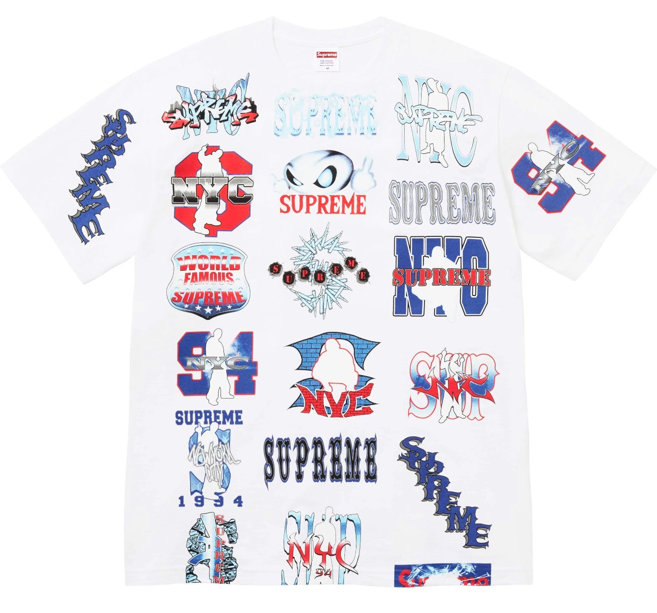 Camiseta Supreme Flash White