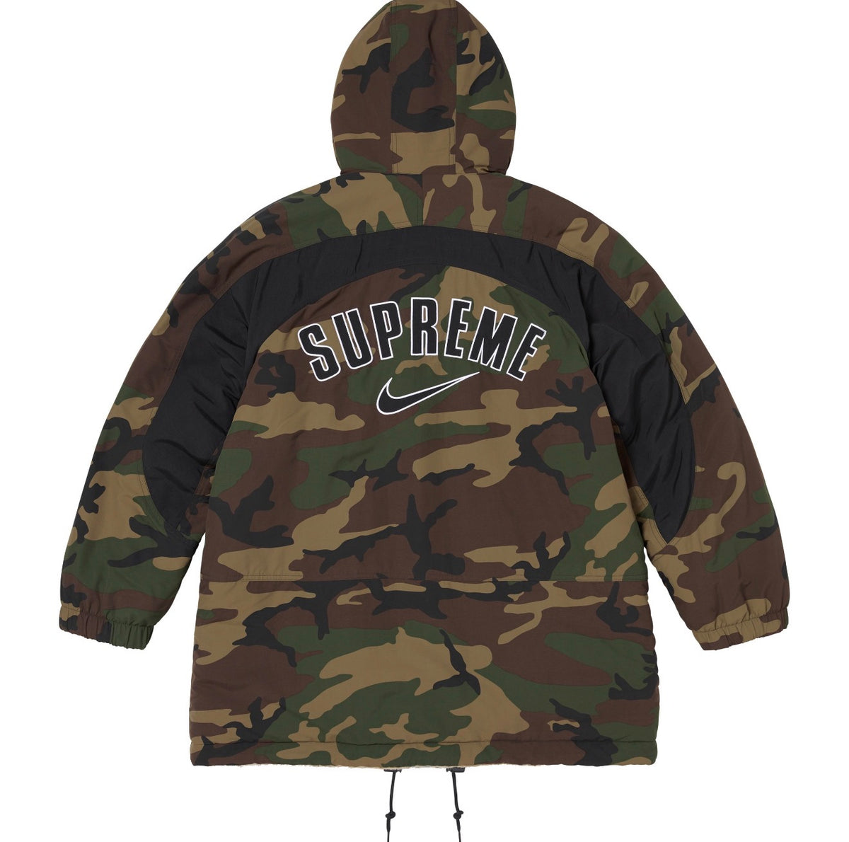 Campera Supreme x Nike Faux Fur Reversible Parka Camo