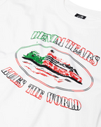 Camiseta Denim Tears X Corteiz Og Alcatraz White