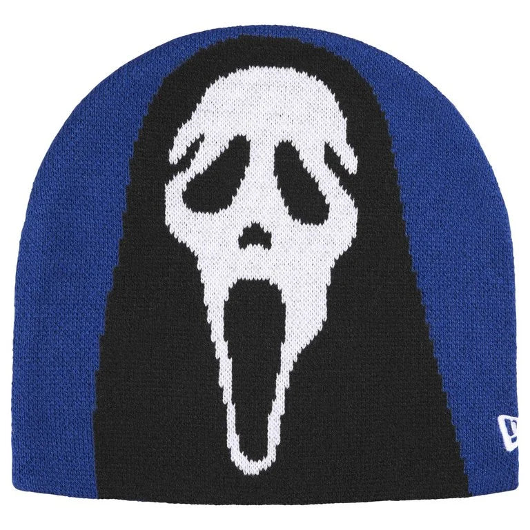 Gorro De Lana Supreme x New Era X Ghostface Blue