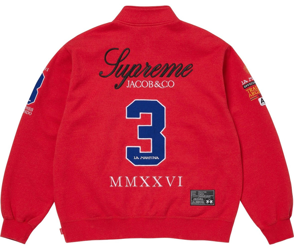 Buzo Supreme x La Martina x Jacob & Co Red