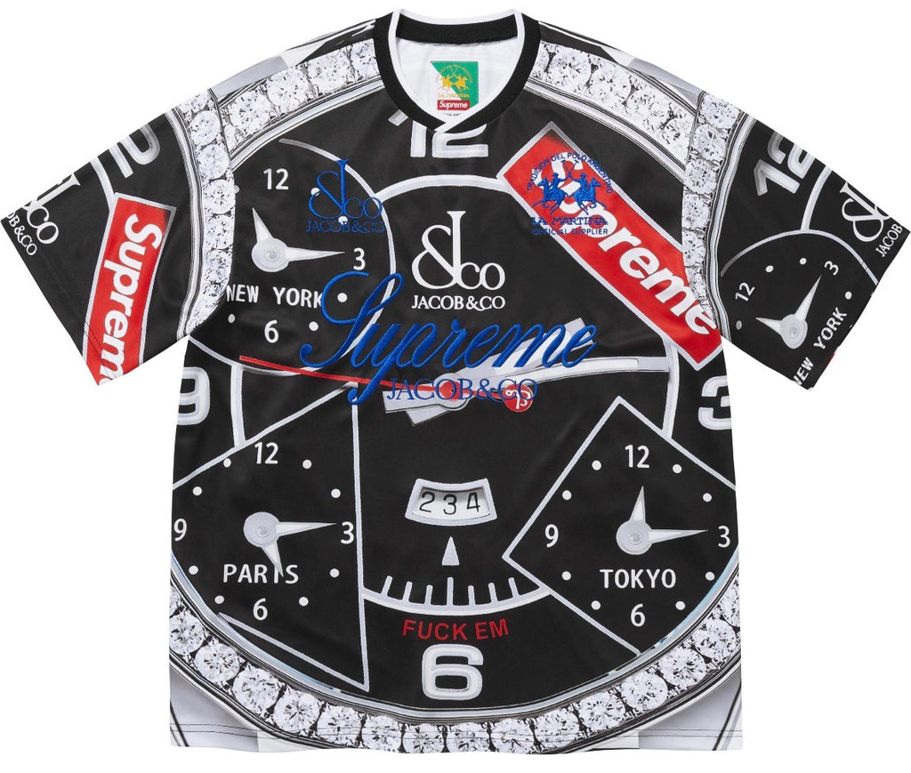 Jersey Supreme x La Martina x Jacob & Co Soccer Black
