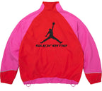 Campera Supreme x Jordan Track Jacket White Pink