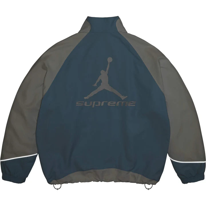 Campera Supreme x Jordan Track Jacket White