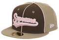 Gorro Supreme x New Era Piping Script Logo Brown