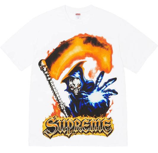 Camiseta Supreme Grim Reaper White