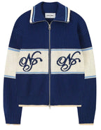 Campera Nude Project Voyage Knit Blue