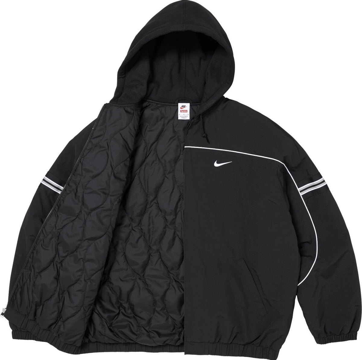 Campera Supreme x Nike Nylon Black