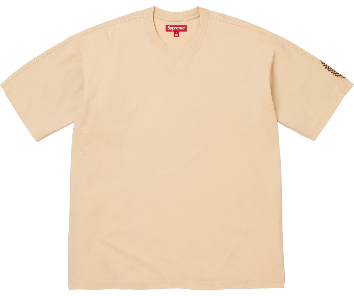 Camiseta Supreme Checkerboard Intarsia S/S Top Tan