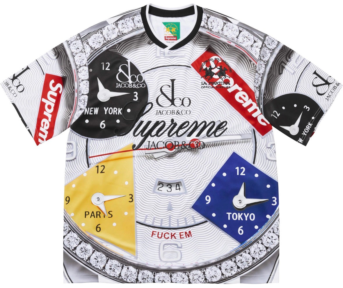 Jersey Supreme x La Martina x Jacob & Co Soccer White