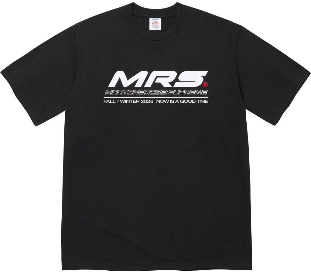 Camiseta Supreme X Martine Rose Now Black