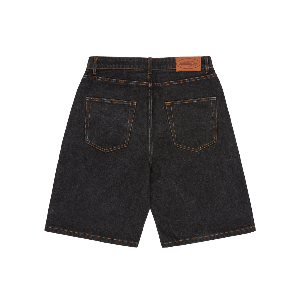 Short Corteiz Island Denim Short Washed Black