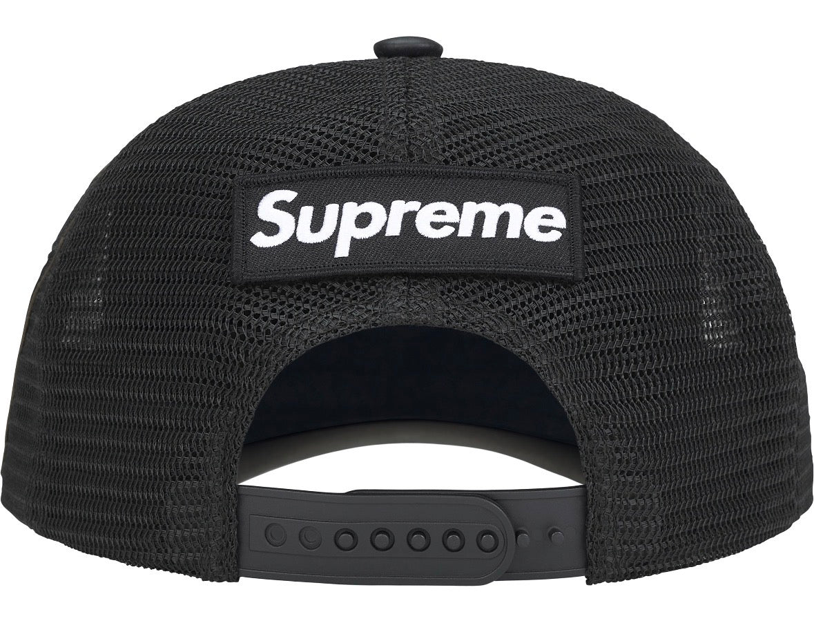 Gorro Supreme x Vanson Leathers x Spider-Man Mesh Back 6-Panel Black